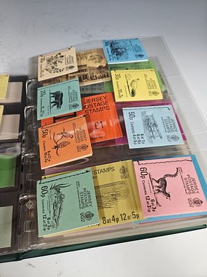 WORLD STAMPS: A massive collection containing unused booklets and stamps from Guernsey, Isle of 