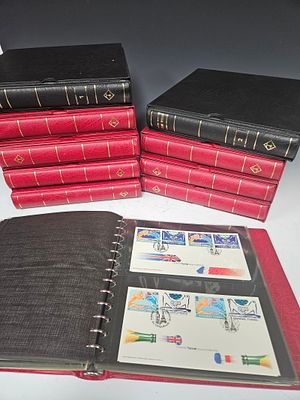 A COLLECTION OF POSTAL COVERS BY THE BRITISH PHILATELIC ASSOCIATION.Consisting of 10 binders 