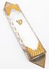 A LARGE STERLING SILVER MEZUZAH CASE. American, c. 2000. Bright cut design with the original תמונה - 1