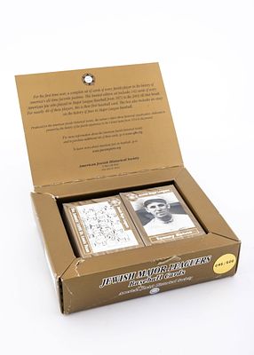 JEWISH MAJOR LEAGUER BASEBALL CARD LIMITED EDITION CARD SET. Consisting of 142 Jewish major 