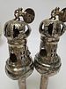 A PAIR OF SILVER TORAH FINIALS BY JOHANN FRIEDRICH EHE. Nuremberg, c 1780 On wide staves Upper תמונה - 3