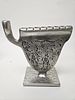 A ALUMINUM MENORAH SCULPTURE BY DON DRUMM (American, b. 1935). ALUMINUM MENORAH SCULPTURE BY תמונה - 1