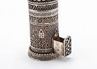 A SILVER SPICE CONTAINER BY IM FAIN. Israel, c. 1980. Decorated with applied wire work and תמונה - 1