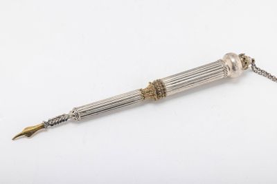 A STERLING SILVER AND BRASS TORAH POINTER. Israel, modern. Israel, c. 1990. In traditional 