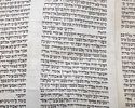 A COMPLETE SEFER TORAH. Poland, c. 1880. Ashenaz Beis Yosef. Present are fading and cracked תמונה - 2
