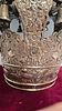 AN EXCEPTIONAL STERLING SILVER TORAH CROWN. American, c. 1900. THE BEST OF THE BEST. Sheer תמונה - 2
