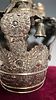 AN EXCEPTIONAL STERLING SILVER TORAH CROWN. American, c. 1900. THE BEST OF THE BEST. Sheer תמונה - 6