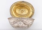 ANTIQUE SILVER HAND MADE ETROG BOX. Germany, c. 1900. Oval in form. The base is decorated with Image - 2