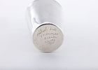 A STERLING SILVER KIDDUSH BEAKER BY MICHAEL ENDE. Jerusalem, c. 1980. Outwardly tapering. Signed תמונה - 1