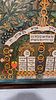 A MAGNIFICENT PAPER CUT. Probably American, c. 1920. Decorated with a menorah, birds, starts תמונה - 2