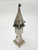A LARGE ANTIQUE SILVER SPICE TOWER BY GEBRUDER GUTGESELL C. 1880. Germany, c.1880. Hand chased. תמונה - 3