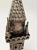 A LARGE ANTIQUE SILVER SPICE TOWER BY GEBRUDER GUTGESELL C. 1880. Germany, c.1880. Hand chased. תמונה - 4