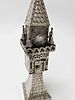 A LARGE ANTIQUE SILVER SPICE TOWER BY GEBRUDER GUTGESELL C. 1880. Germany, c.1880. Hand chased. תמונה - 5