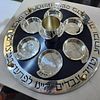 A STERLING SILVER AND ANODIZED ALUMINUM PASSOVER SEDER PLATE BY RAFI LANDAU. Israel, c.2010. תמונה - 1