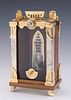 SWED MASTER SILVERSMITHS. (Jerusalem, c.2000) SILVER AND WOOD CHARITY CONTAINER. On four gilded תמונה - 1