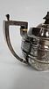 A GEORGIAN SILVER TEAPOT BY NAPHTALI HART & DUNCAN URQUHART LONDON 1789. Traditional form. Some תמונה - 12