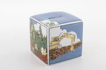 A TIFFANY PORCELAIN CHARITY BOX. American, 20th Century. Made in limited edition exclusively for תמונה - 1