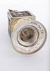 A LARGE SILVER SPICE TOWER. Hamburg, c. 1830. On a round base, with a large filigree midsection תמונה - 1