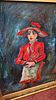 MOSHE CASTEL. (Israel 1901 - 1991). Oil on cardboard laid down on canvas. "THE REDHEAD FROM תמונה - 4