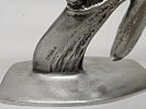 A LARGE ALUMINUM MENORAH SCULPTURE BY DON DRUMM (American, b. 1935). Abstract in design on תמונה - 1
