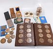 A COLLECTION OF 46 ISRAELI BRASS COMMEMORATIVE MEDALS. Including medals celebrating 350 years תמונה - 1