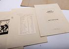 A COLLECTION OF 28 SILHOUETTES "GENESIS" BY GUR - ARYEH. Jerusalem, 1934. Contains 29 different תמונה - 1