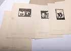 A COLLECTION OF 28 SILHOUETTES "GENESIS" BY GUR - ARYEH. Jerusalem, 1934. Contains 29 different תמונה - 2