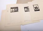 A COLLECTION OF 28 SILHOUETTES "GENESIS" BY GUR - ARYEH. Jerusalem, 1934. Contains 29 different תמונה - 3