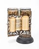 A MINIATURE SILVER TORAH TIK. Probably Jerusalem, c. 1920. In traditional shape with true form תמונה - 1