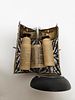 A MINIATURE SILVER TORAH TIK. Probably Jerusalem, c. 1920. In traditional shape with true form תמונה - 5