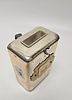 A SILVER PLATED CHARITY BOX. Continental, 20th century. With a handle, a money slot and an תמונה - 3