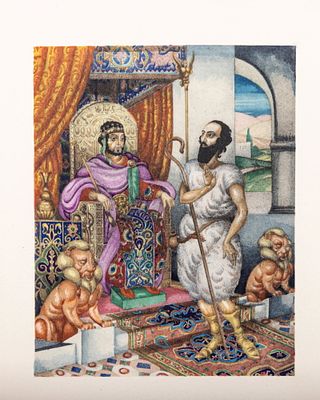 SZYK, ARTHUR. 1894-1951; JEAN SAUDE (POCHOIR).9 pochoir illustrations all colored by Jean 