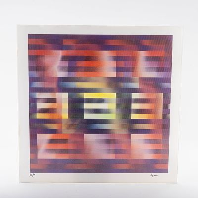 YAAKOV AGAM (israel, b. 1928) Agamograph. 14.1" x 14.2". 33/99