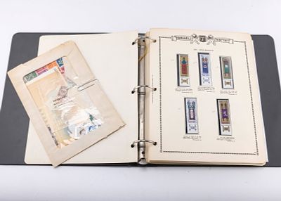 A COLLECTION OF ISRAELI STAMPS. Starting in the 1950's. All mounted with mounts. Many stamps 