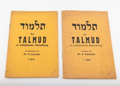 TALMUD IN NICHTJUDISCHER BELEUCHTUNG. A Luzsenszky, 1932. Budapest, 1932. Original reprint from 