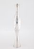A RARE SILVER SPICE TOWER BY ZELIG SEGAL. Israel, c. 1990. On an inward tapering domed base. In תמונה - 1