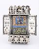 A MAGNFICENT SILVER AND GOLD MEZUZAH BY ILYA SCHOR. New York, c. 1950. Magnficently crafted. תמונה - 6