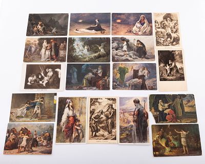 A COLLECTION OF RARE AND IMPORTANT JUDAICA POST CARDS. An eclectic collection of over 50 early 