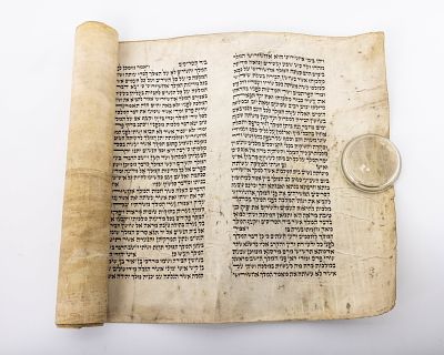 A MEGILLAT ESTHER. Poland, c. 1920. Asheknaz Beis Yosef on natural klaf. Some wear, but mostly 