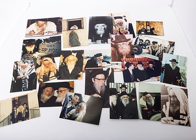 A COLLECTION OF 50 PHOTOGRAPHS OF GEDOLIM. 1990s. America and others A group of fifty 