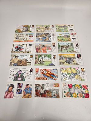 A COLLECTION OF UNITED STATES FIRST DAY COVERS BY COLLINS. Eighteen first day coveres designed 