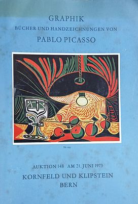 ספר קטלוג מכירה פומבית שהתקיימה ב-21 ביוני 1973 בגלריה קורנפלד וקליפשטיין (Kornfeld und 
