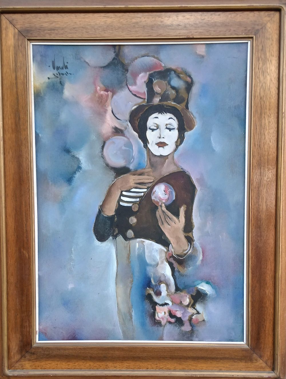 יהודה ורדי - שמן על בד חתום מידות 50X70 סמ