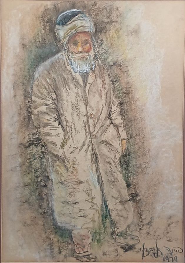 פנינה זליבנסקי - ציור יד על ניר חתום מידות 32X47 סמ 
עבודה איכותית