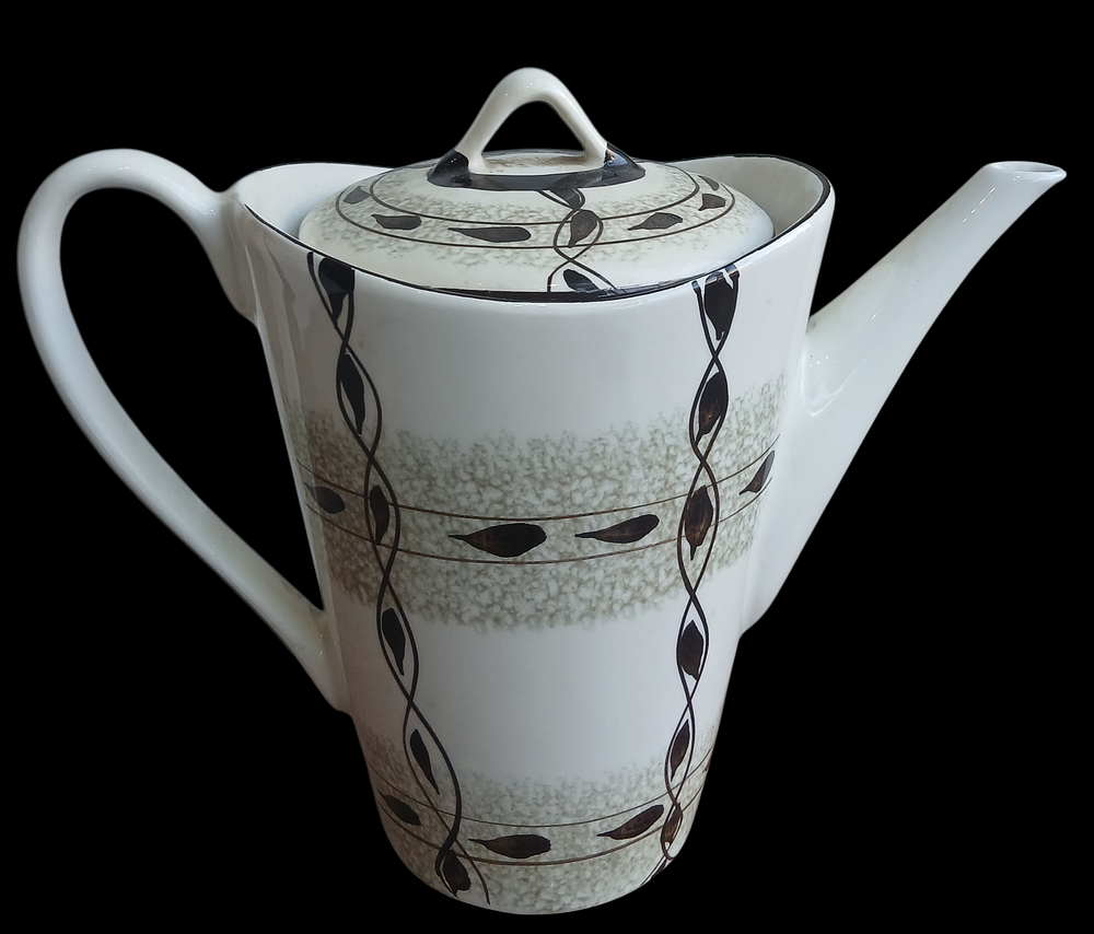 קנקן קרמיקה ישראלית קדר חתום גובה 21 סמ