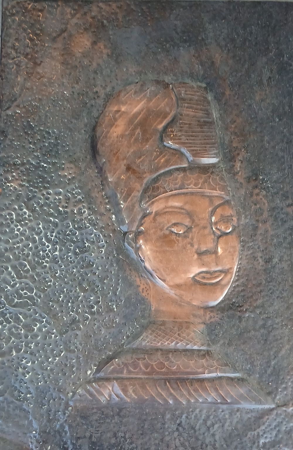 תמונה ריקוע נחושת ישן מידות 24X34 סמ