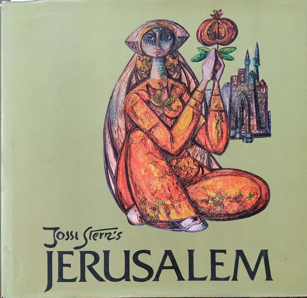 אלבום אמנות של יוסי שטרן - ירושלים. באנגלית. בהוצאת "כתר". כריכה קשה. במצב טוב. ראה אור ב-1980.