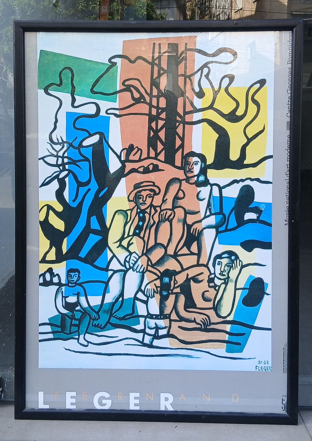 פרנאן לז'ה (Fernand L&eacute;ger) - כרזה מידות 48X69 סמ