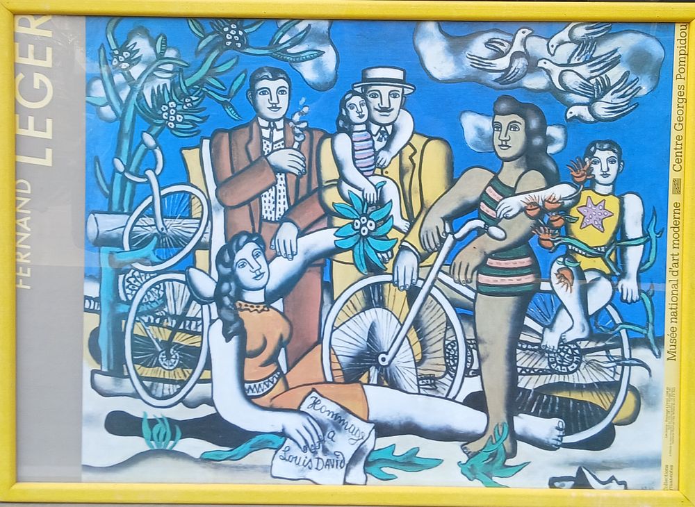 פרנאן לז'ה (Fernand L&eacute;ger) - כרזה מידות 48X69 סמ