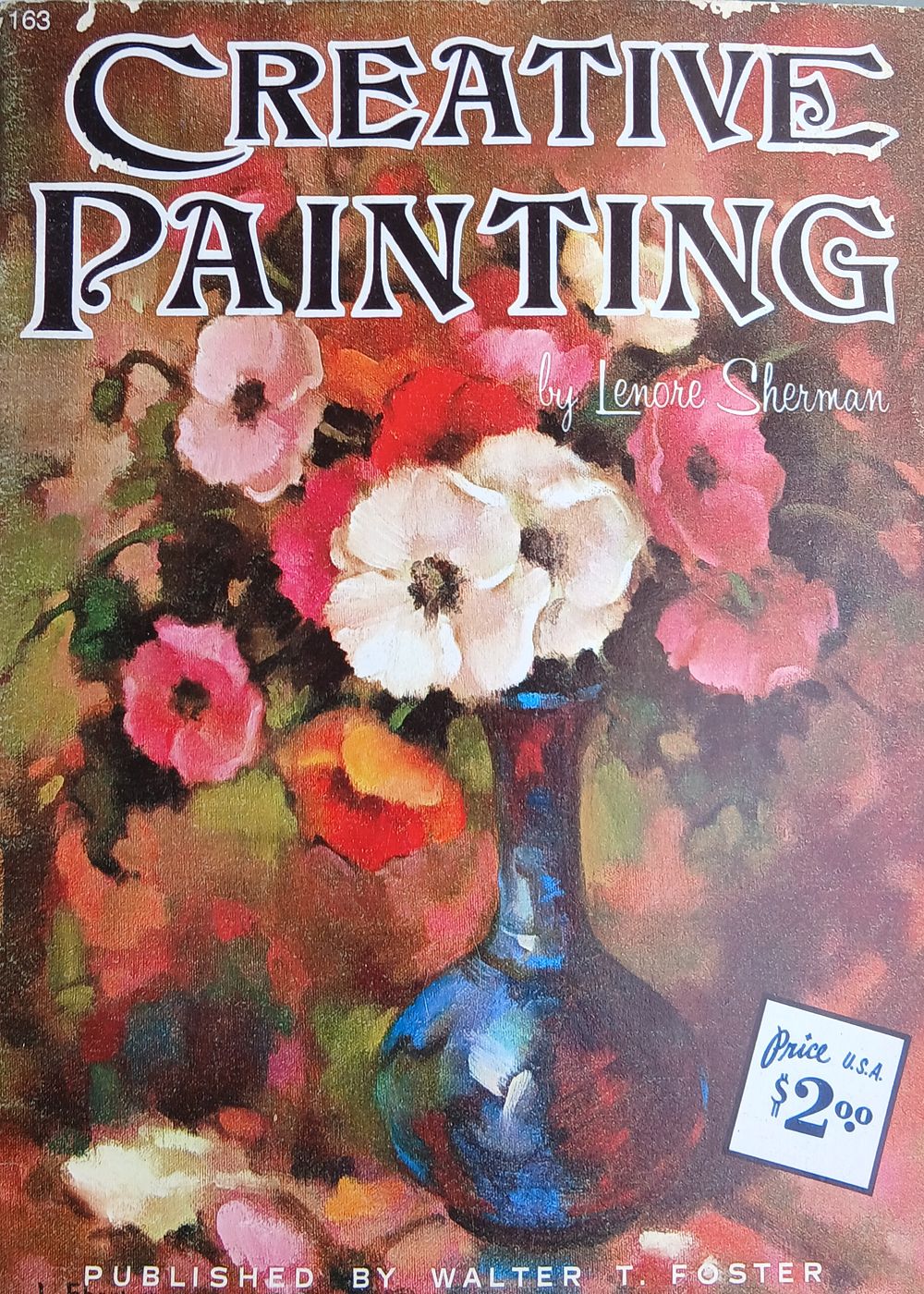 ספר הדרכה לאמנות וינטג' בשם Creative Painting מאת Lenore Sherman, 
הספר מתמקד בטכניקות ציור 
